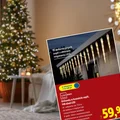 Te lampki sople z Lidla za 60 zł zrobią furorę w Święta! Odporne na każdą pogodę, z timerem, a efekt migotania zrobi bajeczny klimat