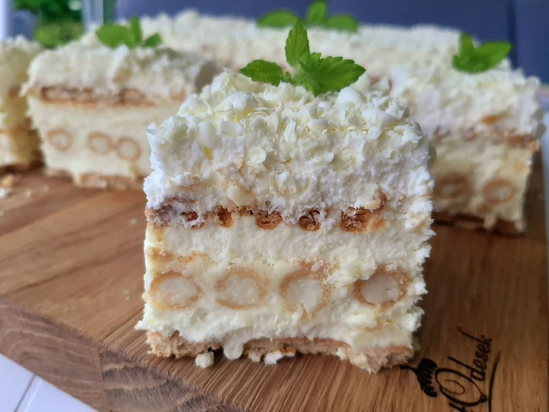 Słodka dama szybkie ciasto bez pieczenia