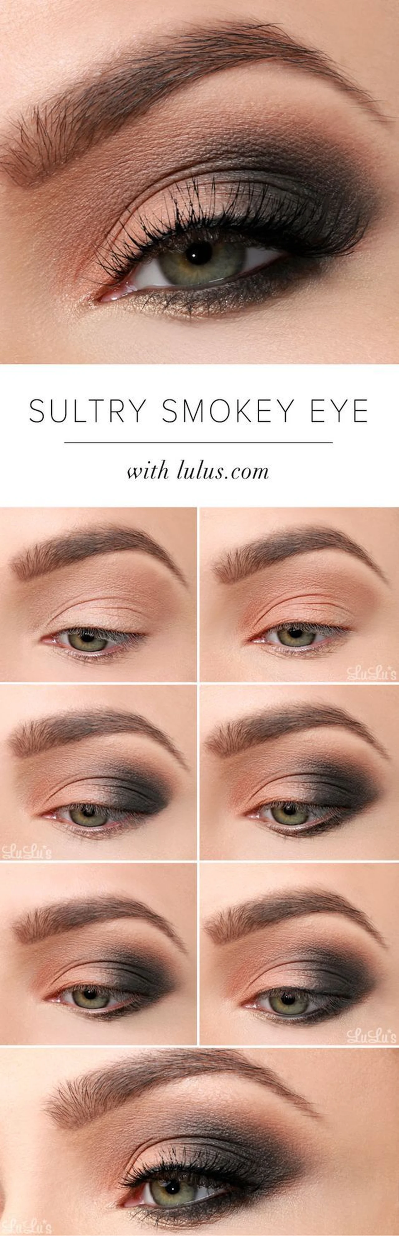 Sultry smokey eyes