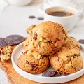 Ciastka peanut butter z czekoladą