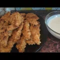 Pieczone piersi kurze w płatkach kukurydzianych / Baked Cornflake Crusted Chicken Strips