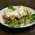 Filet z sandacza na parze z warzywami