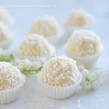 Trufle z białej czekolady