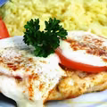 Filet z kurczaka zapiekany z mozzarellą