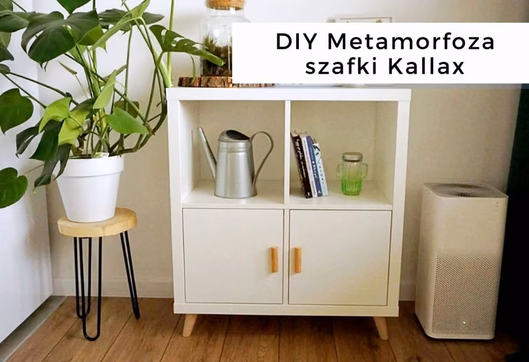 DIY Metamorfoza szafki Kallax z Ikei • origamifrog.pl