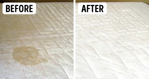 Jak wyczyścić i zdezynfekować pożółkły materac i poduszki?