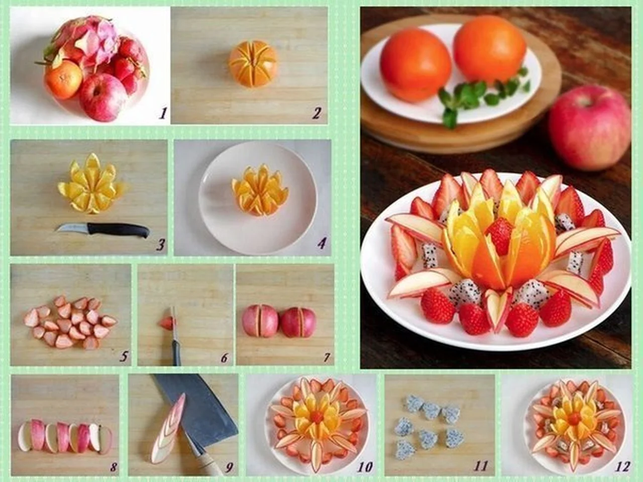 Kompozycja z owoców