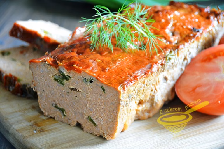 pieczeń wieprzowa z pomidorową glazurą