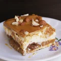 Kajmakowe ciasto BEZ PIECZENIA