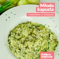Młoda kapusta z koperkiem na śmietanie