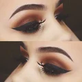 Piękny makijaż w brązie ;)