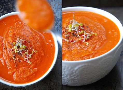 Krem marchewkowo-pomidorowy