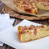 Budyniowe ciasto z rabarbarem bez glutenu