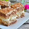 Ciasto cappuccino z kokosową wkładką wg Siostry Anastazji