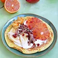 Omlet biszkoptowy z owocami