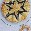 Gwiazda z makiem z ciasta francuskiego