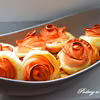 ,,Różyczki z ciasta francuskiego''