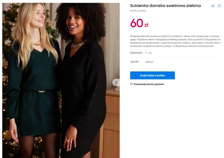 Zdjęcie Ta sweterkowa sukienka z Pepco za 60 zł zrobi wow na Święta! Zero skrępowanych ruchów i błysk, ale bez tandety #1