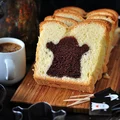 BABKA WANILIOWO CZEKOLADOWA Z DUSZKIEM HALLOWEEN