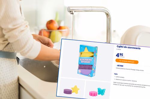 Tańszy zamiennik Scrub Mommy i Daddy? Te gąbki z Action kosztują tylko 4,95 zł!