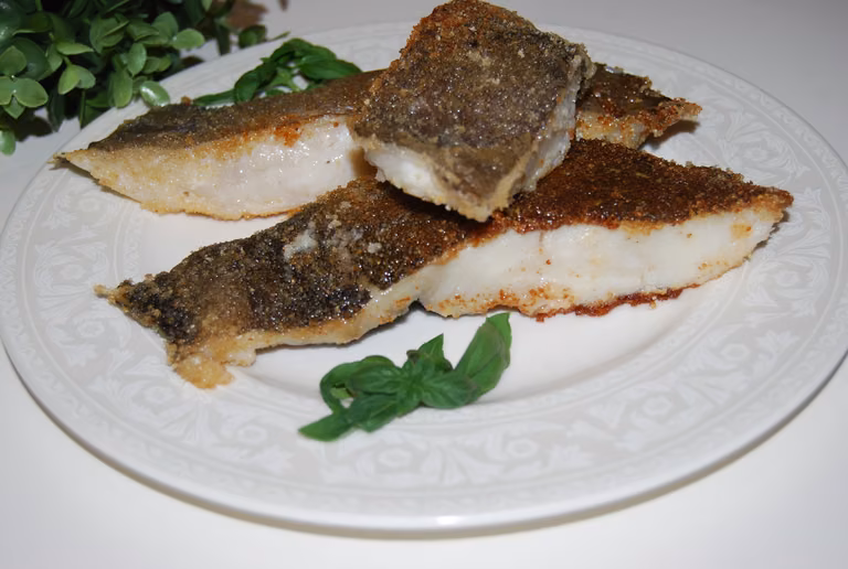 Halibut smażony