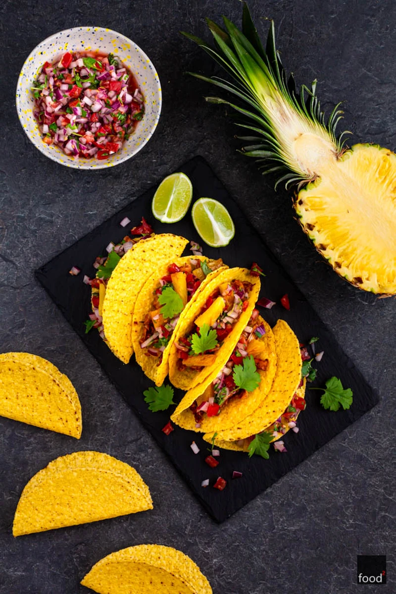 Tacos z szarpanym jackfruitem - food²