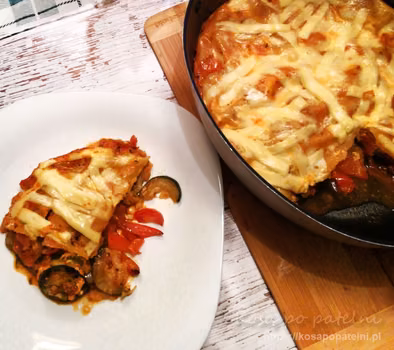 Lasagne wegetariańska z cukinią