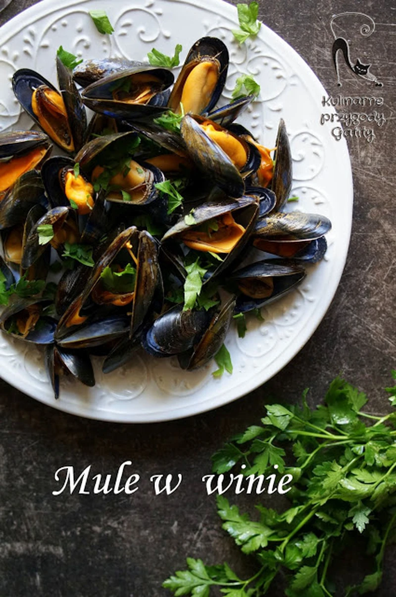 Mule w winie, mejillones a la marinera