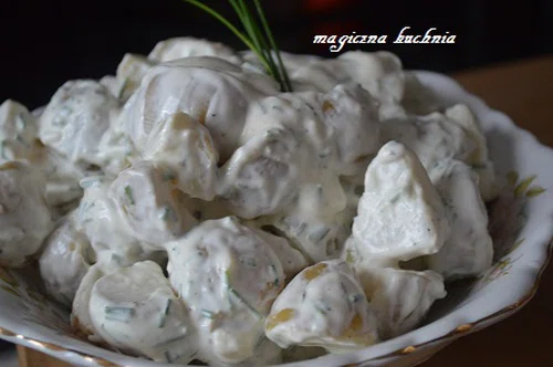 Prosta sałatka z ziemniaków