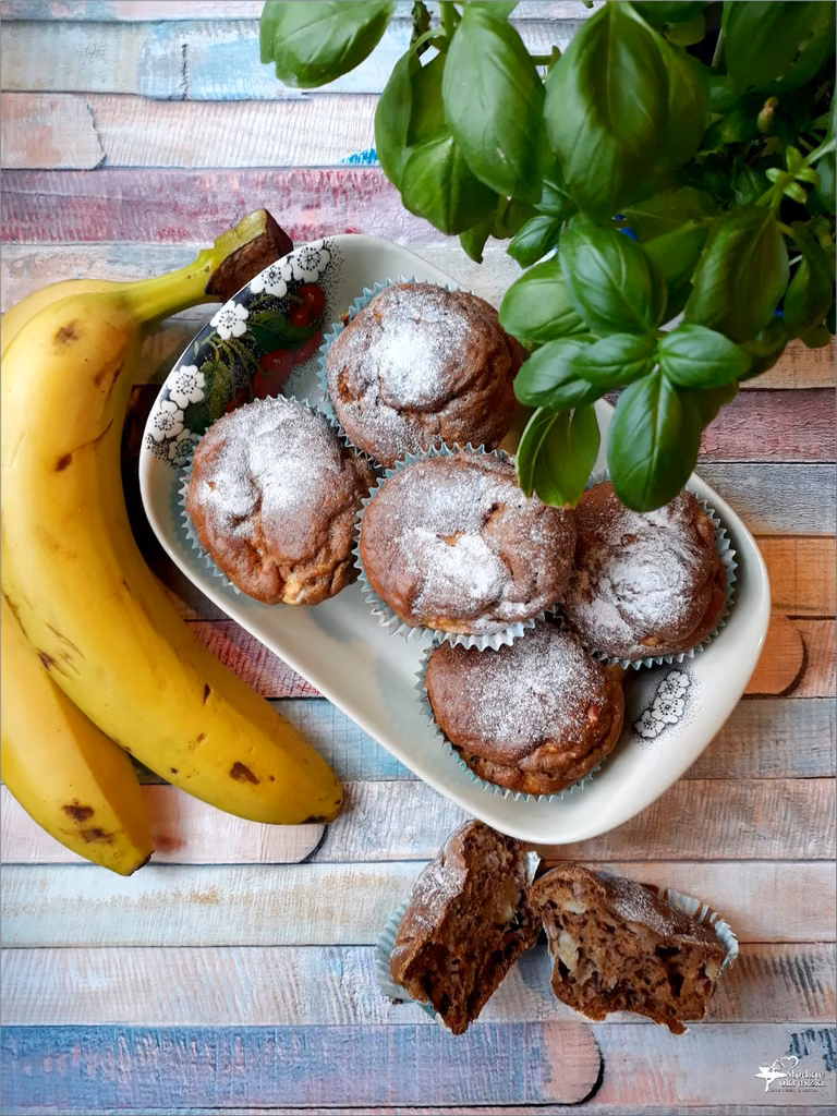 Bananowe babeczki z cynamonem – babeczki dla dzieci