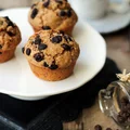 Muffiny z masłem orzechowym i czekoladą