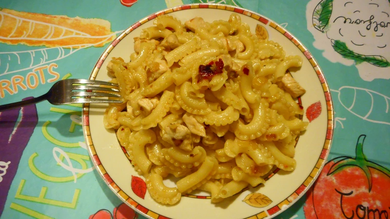 Makaron na ostro.