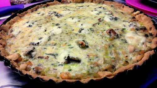 tarta z owocami morza