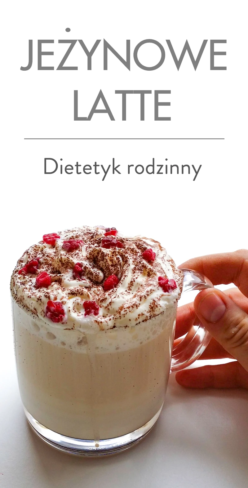 Jeżynowe latte