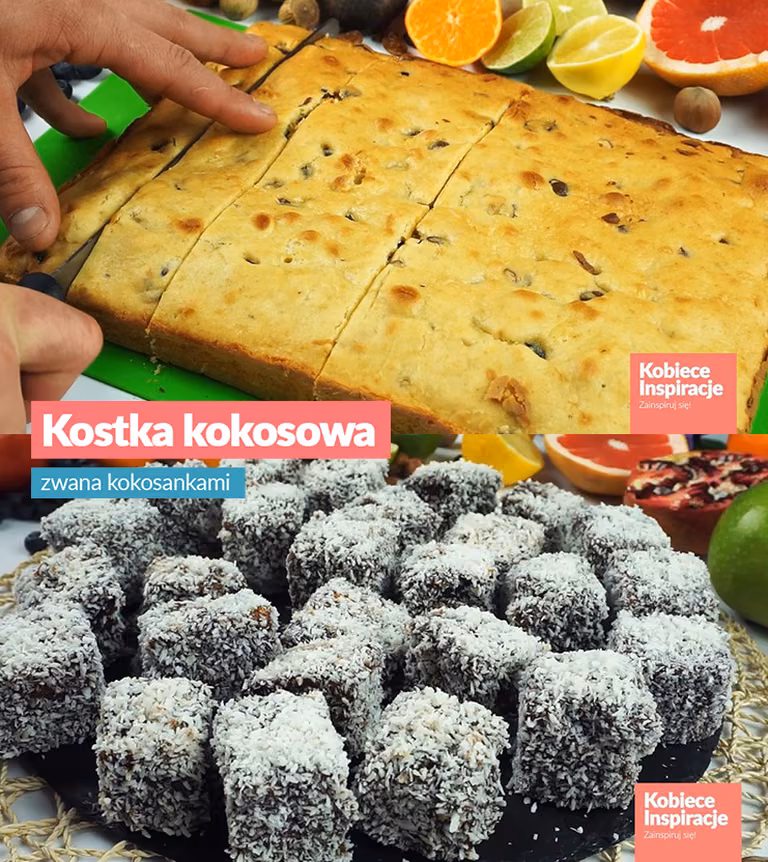 Kostka kokosowa - zwana kokosankami