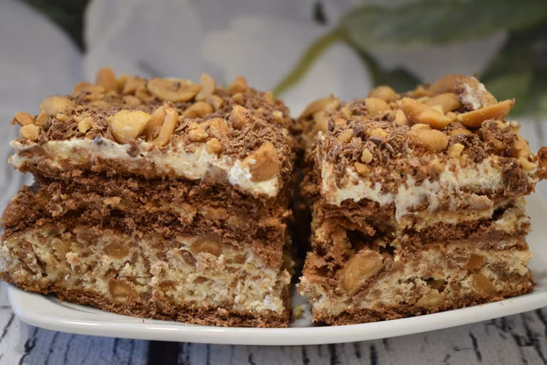 Ciasto Wafelkowo Orzechowe