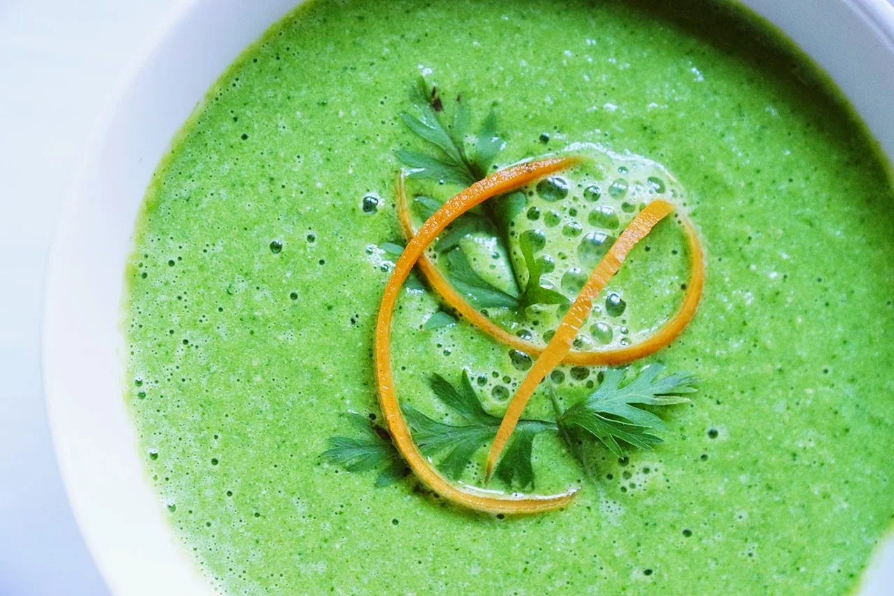 Gęsta zielona zupa