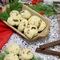 Budyniowe ciasteczka z orzechami i wafelkami