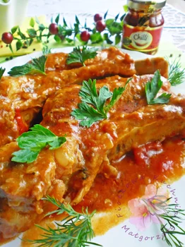 Żeberka chilli