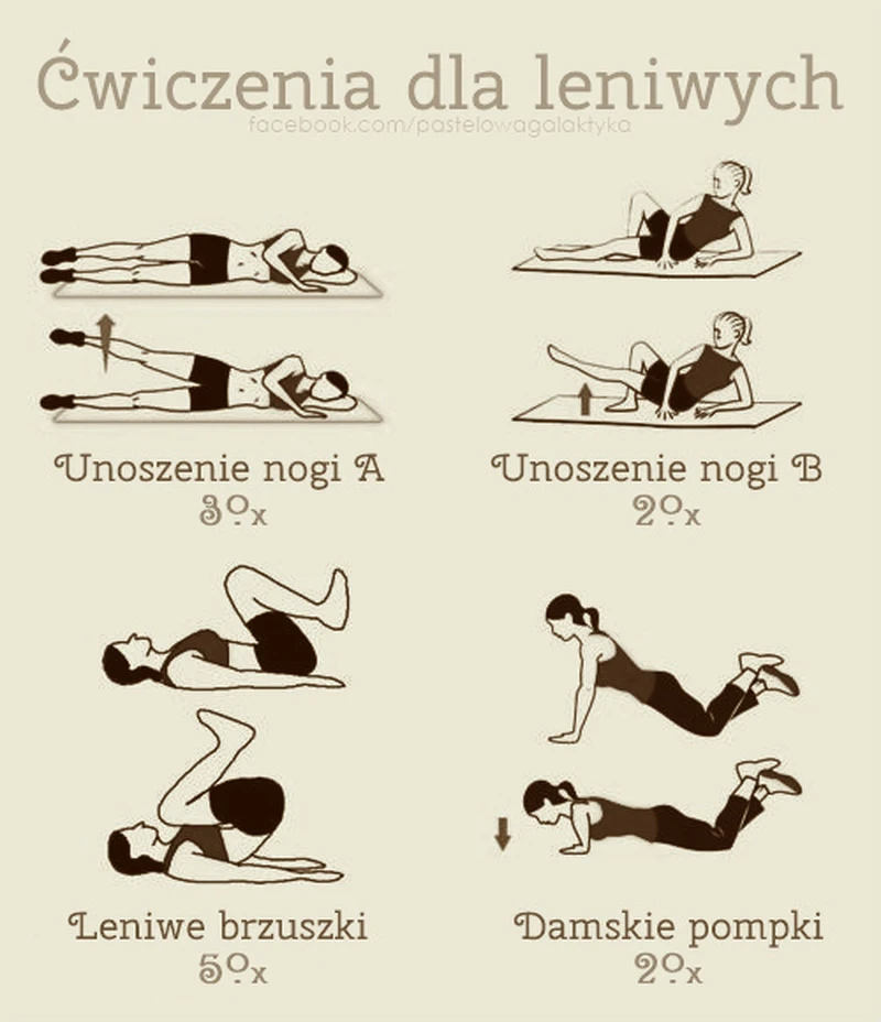 Prawie wiosna. Ćwiczenia dla leniwych.