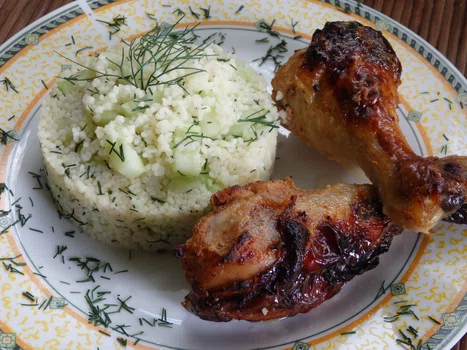 Pieczony kurczak marynowany jogurcie