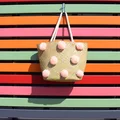 Torebka z pomponami DIY