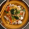 Stir fry ze świeżym ananasem