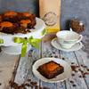 Kawowe brownie z orzechowymi ciasteczkami