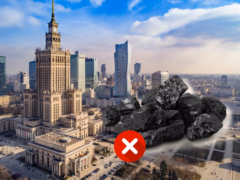 Październik 2023: Zakaz palenia węglem w Warszawie!