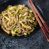 Makaron soba z grzybami shimeji