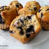 Pełnoziarniste muffinki z borówkami
