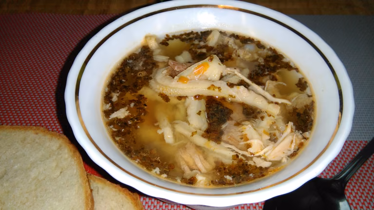 Flaki wołowe na aromatycznym rosole