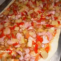 Pizza z wędzonym kurczakiem
