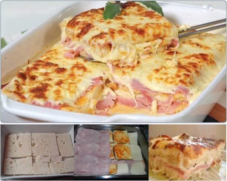 Lasagna z chleba